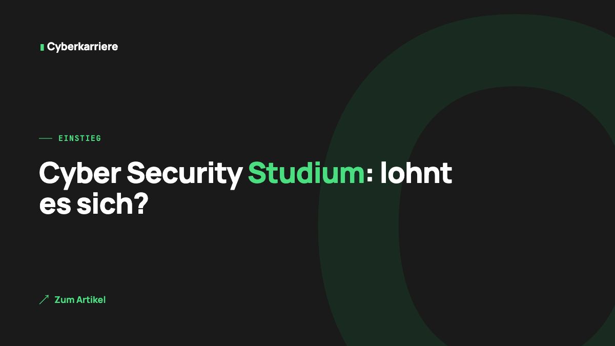 Titelbild: Cyber Security Studium