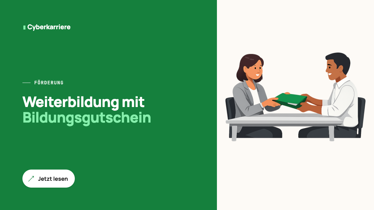 Illustration: Beratungsgespräch, eine Person übergibt eine Mappe